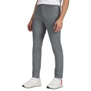 Lululemon ABC Slim-Fit Pant Warpstreme Asphalt Grey Men's Size 33 x 26 EUC